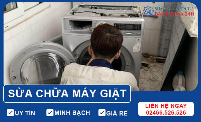 sua may giat 4 - Dịch vụ sửa máy giặt uy tín, giá rẻ tại Hà Nội