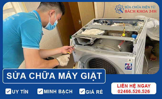 sua may giat 6 - Dịch vụ sửa máy giặt uy tín, giá rẻ tại Hà Nội