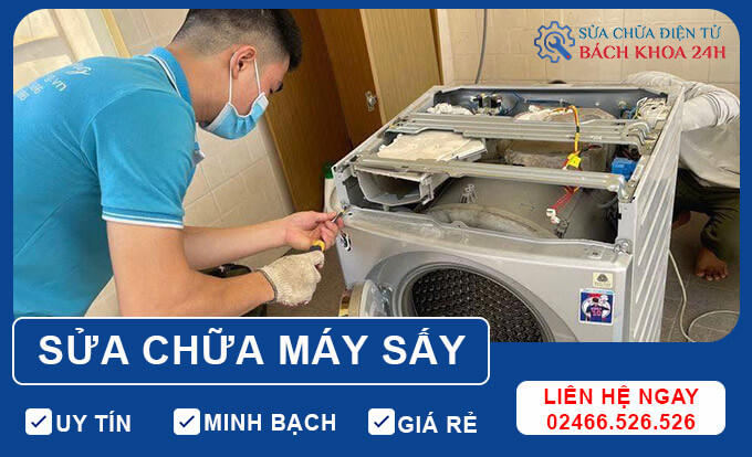 sua may say 1 - Dịch vụ sửa máy sấy uy tín, giá rẻ tại Hà Nội